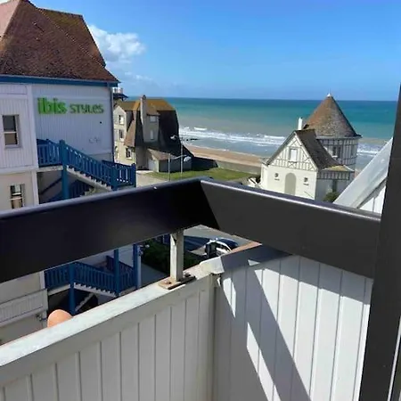 公寓 L'appart 502, Familial Et Sa Vue Mer. 滨海维莱